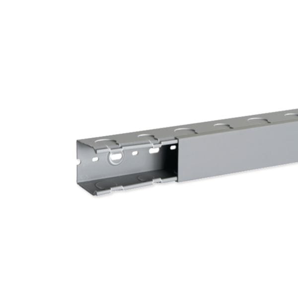 HAGER BOCCHIOTTI - TPD 50x50 G Canaletta con pretranciature laterali Ø 18mm e Ø 23mm GRIGIO