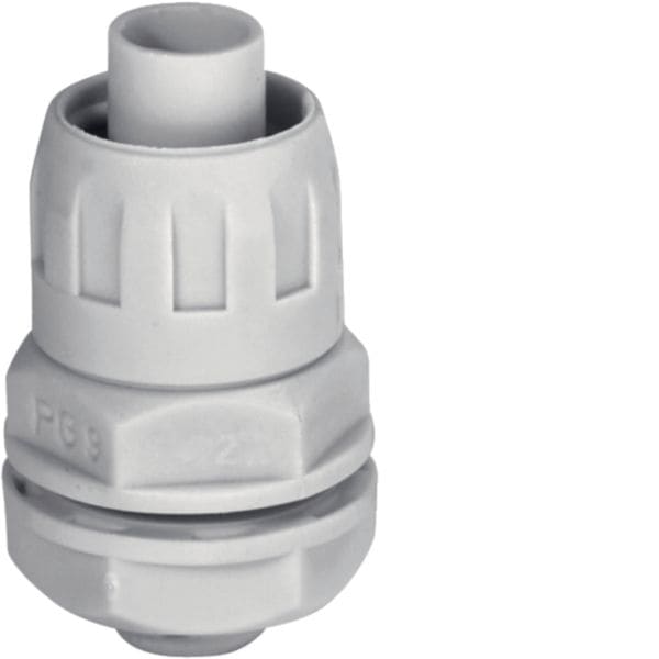 HAGER BOCCHIOTTI - RPG 20 Raccordo dritto girevole guaina spiralata/scatola IP65 passo PG GRIGIO