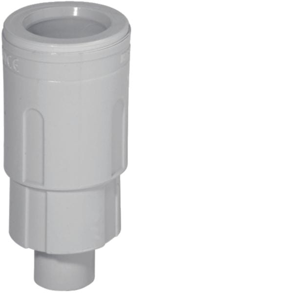 HAGER BOCCHIOTTI - GSTON 16 Raccordo tubo/guaina ad innesto rapido IP67 Sistema Stop GRIGIO