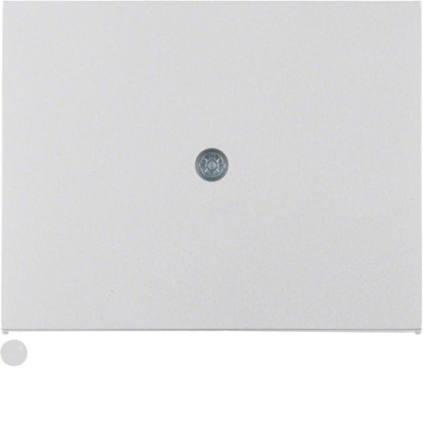 HAGER BOCCHIOTTI - Pezzo centrale per passacavo Berker K.1/K.5 alu opaco, verniciato