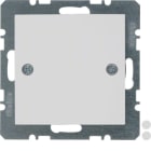 HAGER BOCCHIOTTI - Inserto cieco con pezzo c.le , avvitabile Berker S.1/B.3/B.7 bianco polare opaco