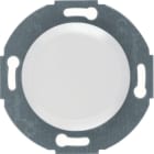 HAGER BOCCHIOTTI - Inserto cieco con pezzo centrale Serie 1930/Glas bianco polare lucido