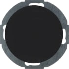 HAGER BOCCHIOTTI - Inserto cieco con pezzo centrale Serie R.classic nero lucido