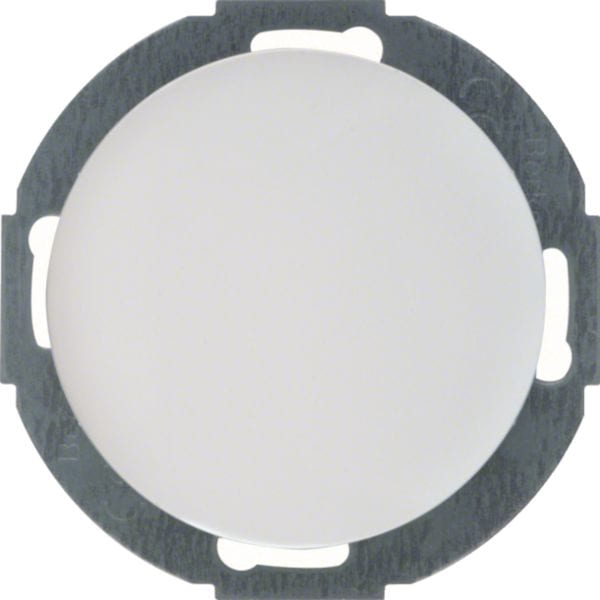 HAGER BOCCHIOTTI - Inserto cieco con pezzo centrale Serie R.classic bianco polare lucido