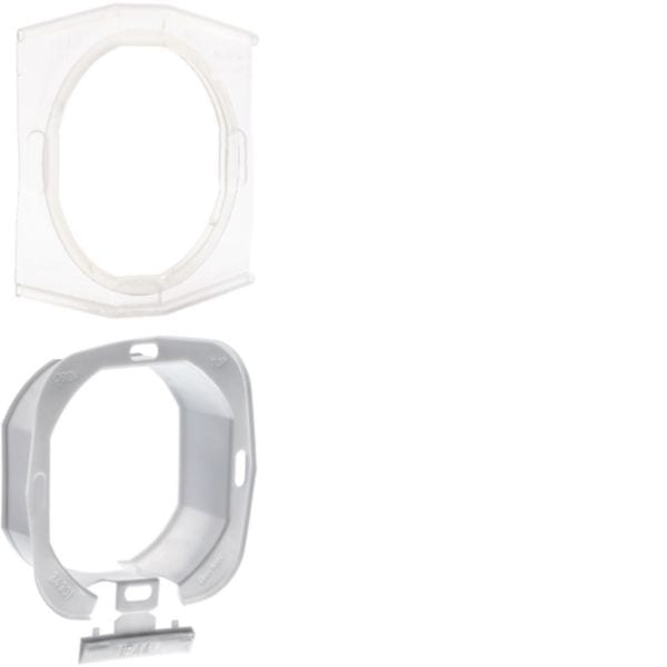 HAGER BOCCHIOTTI - Set di guarnizioni x interruttore/pulsante a chiave Berker R.1/R.3 trasparente
