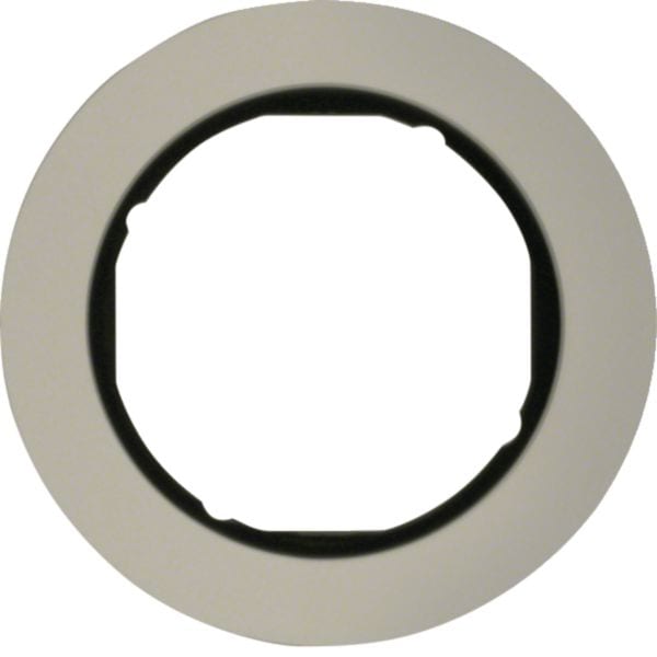 HAGER BOCCHIOTTI - Cornice singola Serie R.classic?alu/nero, alluminio anodizzato