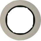 HAGER BOCCHIOTTI - Cornice singola Serie R.classic?alu/nero, alluminio anodizzato