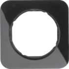 HAGER BOCCHIOTTI - Cornice singola Berker R.1 nero lucido