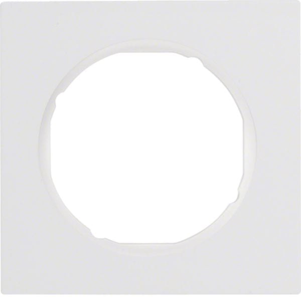 HAGER BOCCHIOTTI - Cornice singola Berker R.3 bianco polare lucido