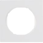 HAGER BOCCHIOTTI - Cornice singola Berker R.3 bianco polare lucido