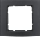 HAGER BOCCHIOTTI - Cornice singola Berker B.3 alu nero/antracite opaco, alluminio anodizzato