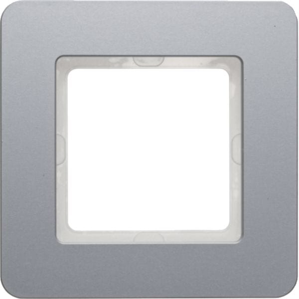 HAGER BOCCHIOTTI - Cornice singola Berker Q.7 alluminio anodizzato