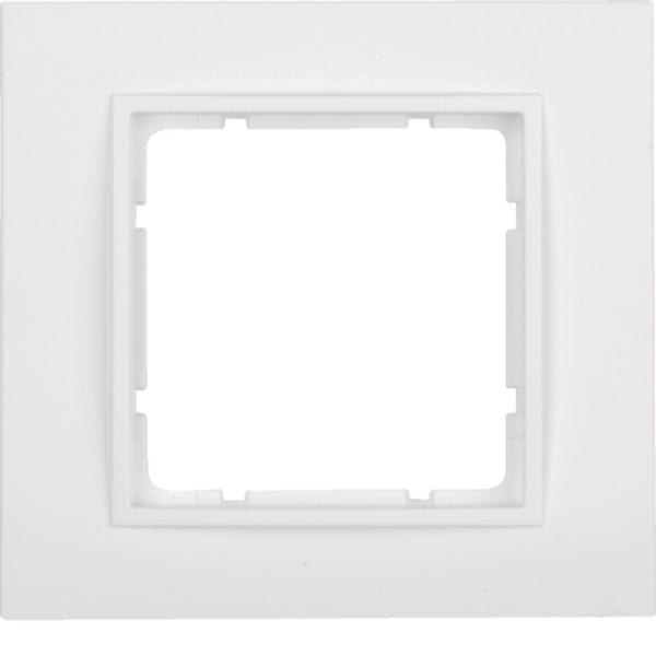 HAGER BOCCHIOTTI - Cornice singola Berker B.7 bianco polare opaco