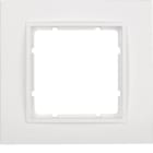 HAGER BOCCHIOTTI - Cornice singola Berker B.7 bianco polare opaco