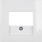HAGER BOCCHIOTTI - Pezzo centrale con finestra TAE Berker S.1/B.3/B.7 bianco polare lucido