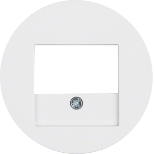 HAGER BOCCHIOTTI - Pezzo centrale con finestra TAE Berker R.1/R.3/R.?classic bianco polare lucido