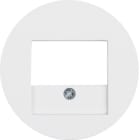 HAGER BOCCHIOTTI - Pezzo centrale con finestra TAE Berker R.1/R.3/R.?classic bianco polare lucido