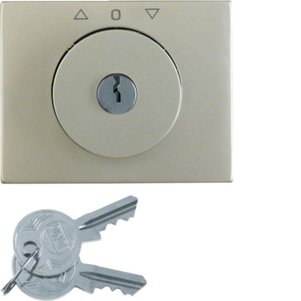 HAGER BOCCHIOTTI - Pezzo c.le serratura x commut. veneziane chiave estr. in pos. 0 K.5 acciaio inox