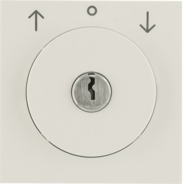 HAGER BOCCHIOTTI - Pezzo c.le serrat. e funz. puls. x ven. chiave estr. in 3 pos. S.1 bianco luc.