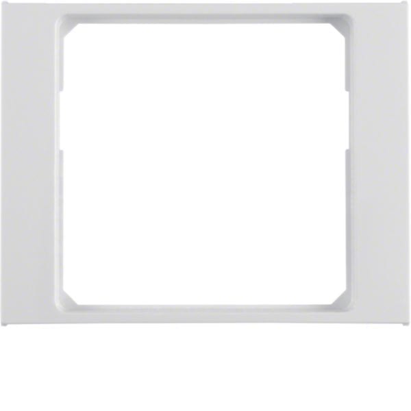 HAGER BOCCHIOTTI - Anello adattatore per pezzo centrale 50 x 50 mm Berker K.1 bianco polare lucido