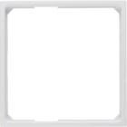 HAGER BOCCHIOTTI - Anello adattatore per pezzo centrale 50 x 50 mm S.1/B.3/B.7 bianco polare opaco