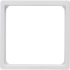 HAGER BOCCHIOTTI - Anello adattatore x pezzo c.le 50 x 50 mm Berker Q.1/Q.3 bianco polare velluto