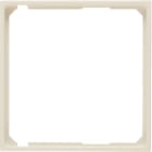 HAGER BOCCHIOTTI - Anello intermedio per mascherina centrale Berker S.1 bianco lucido