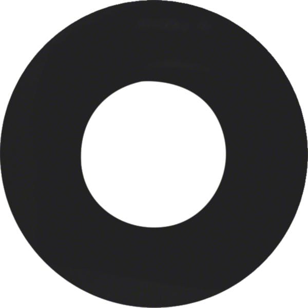 HAGER BOCCHIOTTI - Pezzo centrale per pulsante/spia luminosa E10 Berker R.1/R.3 nero lucido