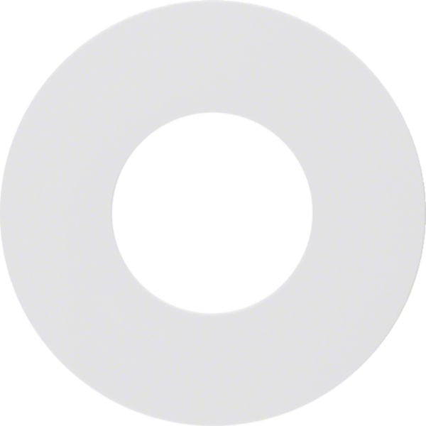 HAGER BOCCHIOTTI - Pezzo centrale x pulsante/spia luminosa E10 Berker R.1/R.3 bianco polare lucido