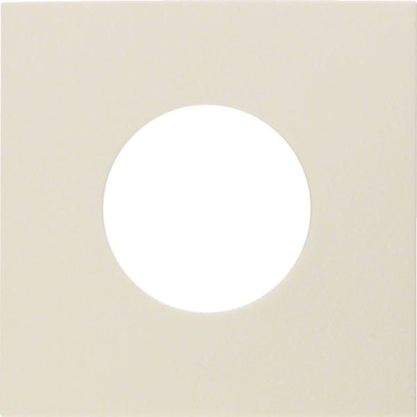 HAGER BOCCHIOTTI - Pezzo centrale per pulsante/spia luminosa E10 Berker S.1 bianco lucido