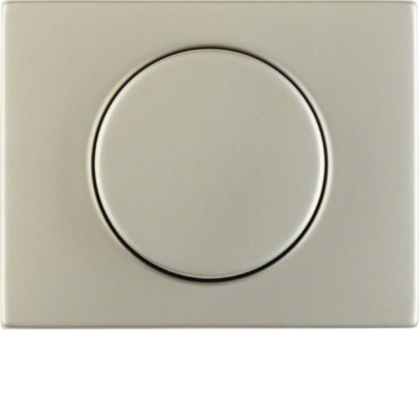 HAGER BOCCHIOTTI - Pezzo c.le x dimmer manopola/potenz. a rotaz. Serie K.5 acciaio inox met. opac