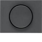 HAGER BOCCHIOTTI - Pezzo c.le x dimmer a manopola/potenziom. a rotaz. Serie K.1 antrac.opac, vern.