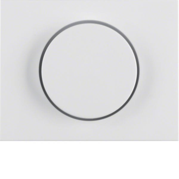 HAGER BOCCHIOTTI - Pezzo c.le x dimmer a manopola/potenziometro a rotaz. Serie K.1 bianco pol. luc.