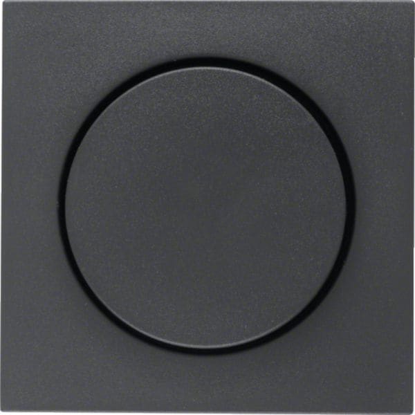 HAGER BOCCHIOTTI - Pezzo c.le x dimmer a manopola/potenziometro a rotaz. Serie B.3/B.7 antrac.opaco
