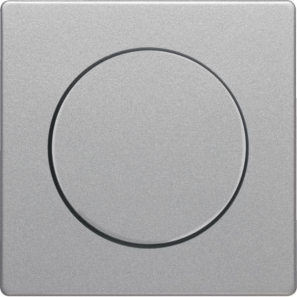 HAGER BOCCHIOTTI - Pezzo c.le x dimmer manopola/potenziom. a rotaz. Serie Q.1/Q.3 alu vellut, vern.
