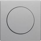 HAGER BOCCHIOTTI - Pezzo c.le x dimmer manopola/potenziom. a rotaz. Serie Q.1/Q.3 alu vellut, vern.