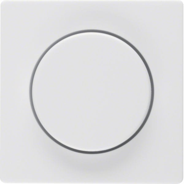HAGER BOCCHIOTTI - Pezzo c.le x dimmer manopola/potenz. a rotaz. Serie Q.1/Q.3 bianco pol. vellut