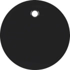 HAGER BOCCHIOTTI - Pezzo centrale per interruttore/pulsante a tirante Berker R.1/R.3 nero lucido
