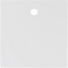 HAGER BOCCHIOTTI - Pezzo c.le x interruttore/Puls. a tirante Serie S.1/B.3/B.7 bianco pol. luc.