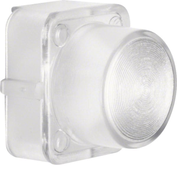 HAGER BOCCHIOTTI - Calotta x Puls./spia luminosa E10 Serie 1930/Glas/R.classic chiaro, trasparente