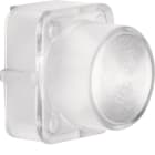 HAGER BOCCHIOTTI - Calotta x Puls./spia luminosa E10 Serie 1930/Glas/R.classic chiaro, trasparente