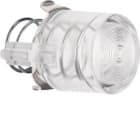 HAGER BOCCHIOTTI - Puls. x base puls./spia lum. E10 Serie 1930/Glas/R.classic chiaro, trasparente