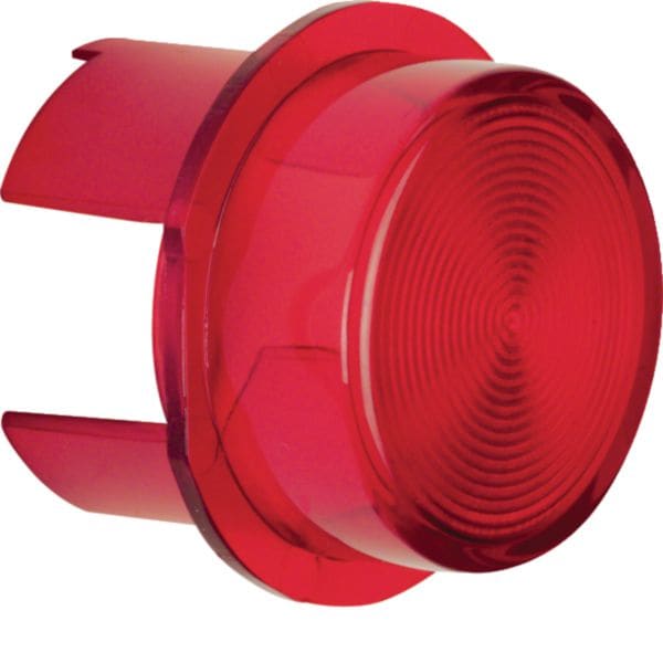 HAGER BOCCHIOTTI - Calotta per pulsante/spia luminosa E10 rosso, trasparente