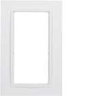 HAGER BOCCHIOTTI - Cornice con finestra grande Berker B.7 bianco polare opaco, verniciato