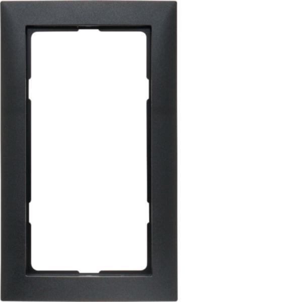 HAGER BOCCHIOTTI - Cornice con finestra grande Berker S.1 antracite opaco