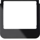 HAGER BOCCHIOTTI - Cornice design rotonda accessorio nero lucido