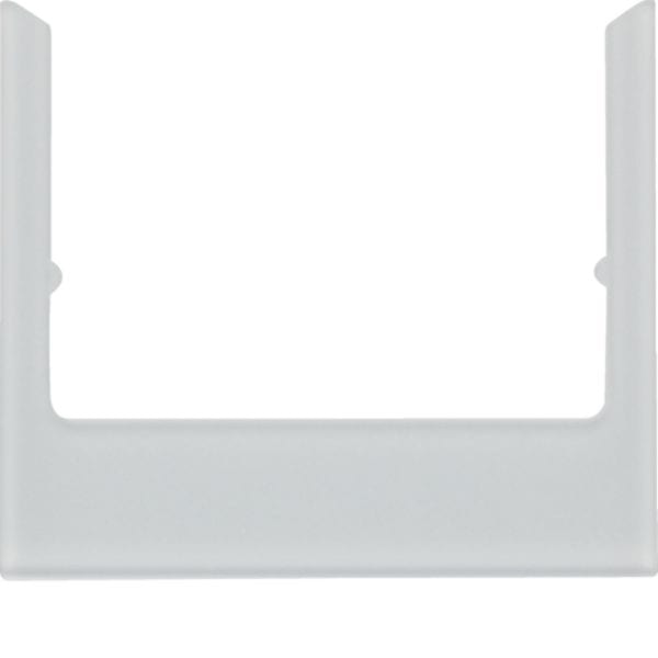 HAGER BOCCHIOTTI - Cornice design angolare accessorio vetro alu
