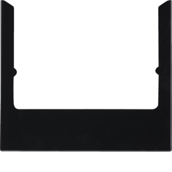 HAGER BOCCHIOTTI - Cornice design angolare accessorio vetro nero