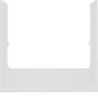 HAGER BOCCHIOTTI - Cornice design angolare accessorio vetro bianco polare