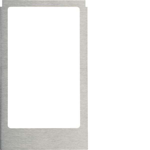 HAGER BOCCHIOTTI - Cornice design angolare, versione grande accessorio acciaio inox, metallo spazz.
